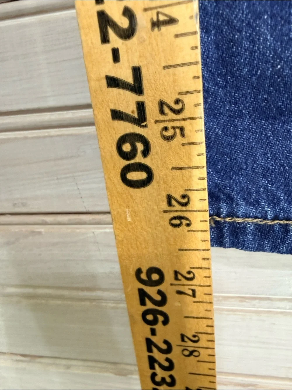 Levi's Middy Wide Leg Ankle Jeans in Deep Blue Women’s 14 NWOT - Picture 5 of 12